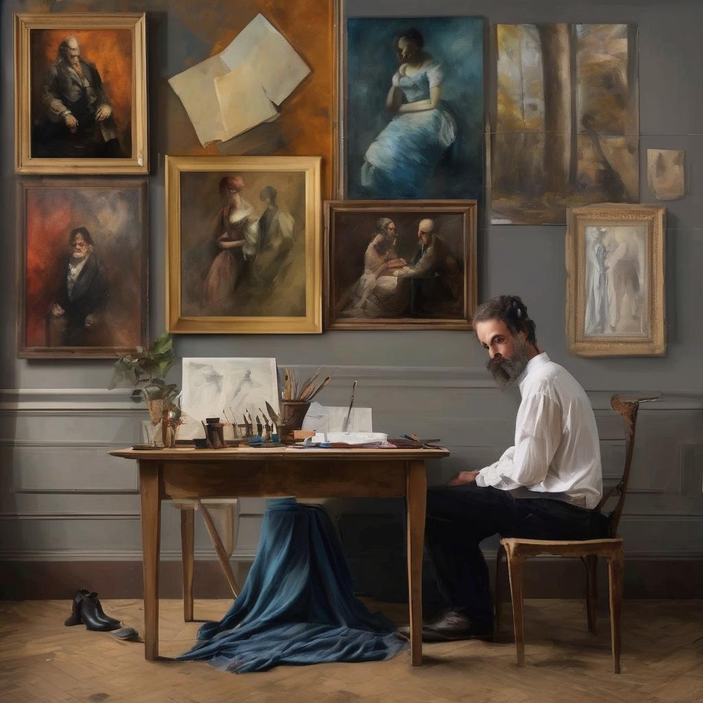 Ο Καλλιτεχνικός Υφος του Jury Annenkov